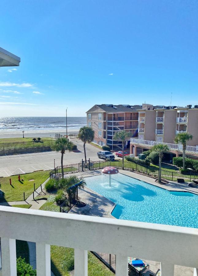 Beach Escape - Top Floor Ocean Views - Heated Pool - Seawall Blvd Галвестън Екстериор снимка